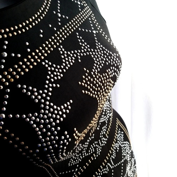 Gorgeous Silver And Gold Party Dress EUC ❤️ - Picture 6 of 14